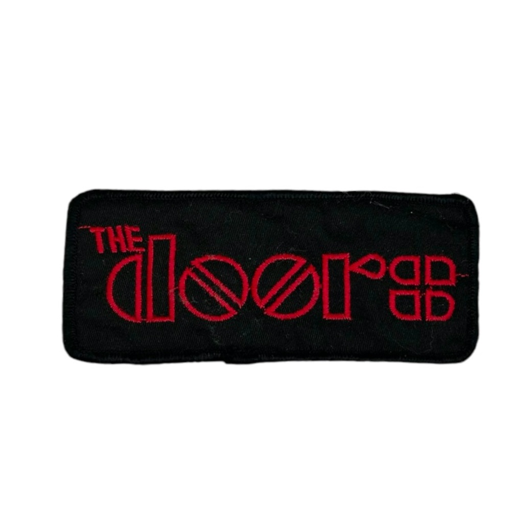 Vintage 1970s The Doors Black and Red Patch